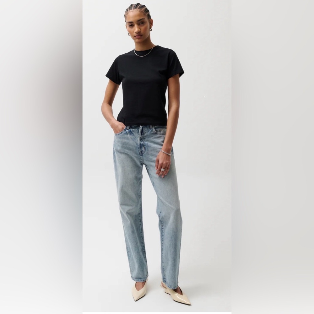 Pistola High Rise Straight Jeans NRG Light Vintage Wash Size 26